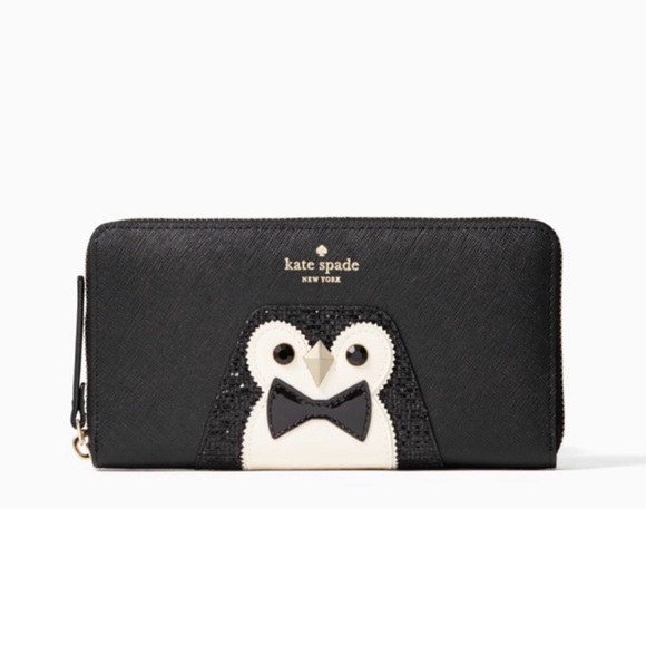 kate spade Handbags - Kate Spade NWT Clifton Lane Penguin Neda Continental Wallet
